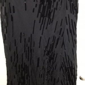 John Paul Richard strapless sheer dress